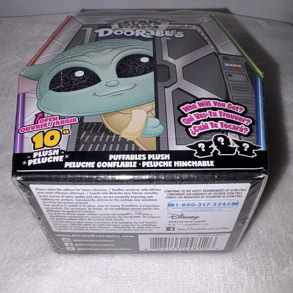Star Wars Disney Doorables Puffables 10" Plush Grogu Mystery Box Just Play - Picture 2 of 5